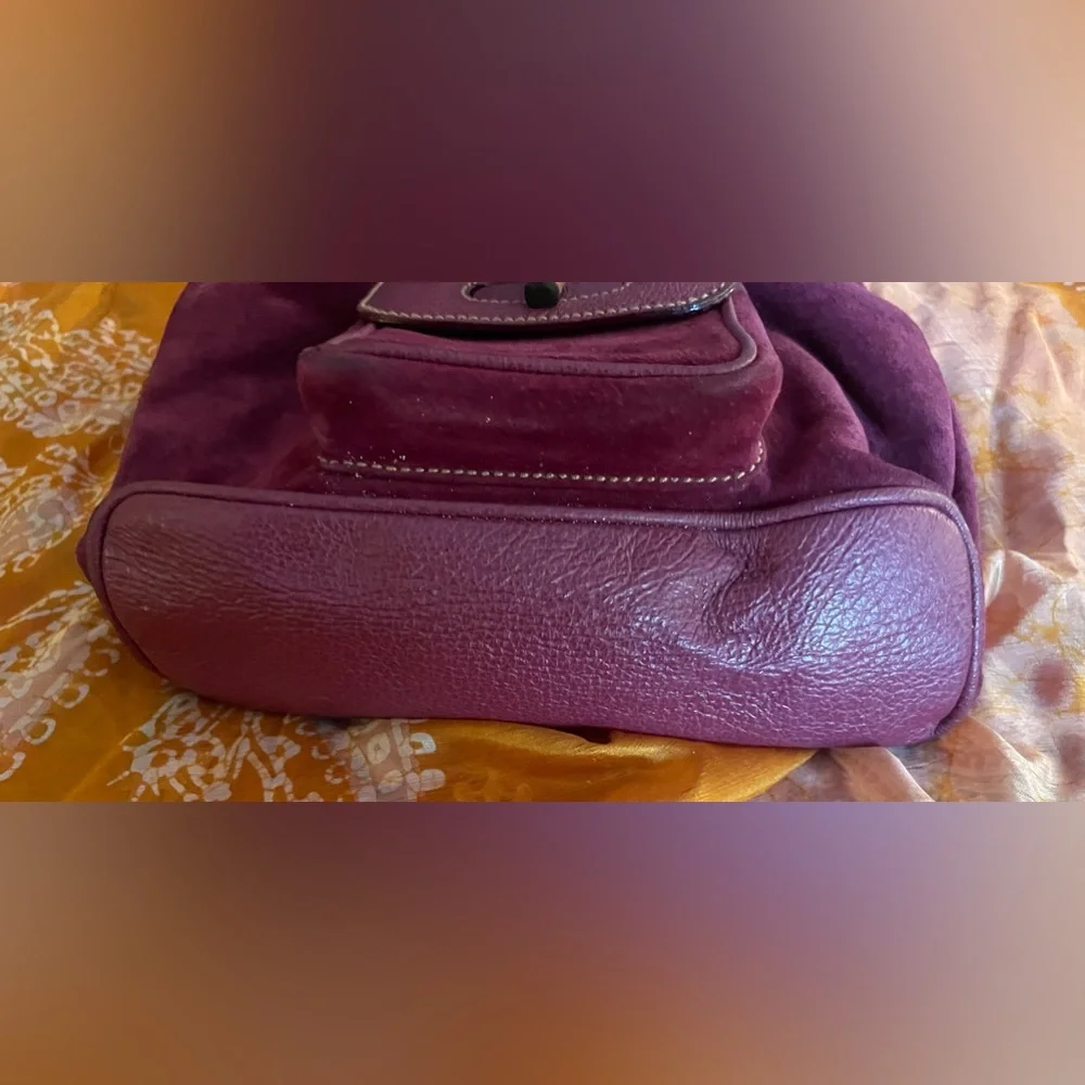 Rare Gucci purple Tom Ford era bamboo backpack. EUC with no noted flaws! - Picture 13 of 14